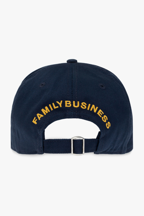 Navy blue Baseball cap with logo Dsquared2 - GenesinlifeShops